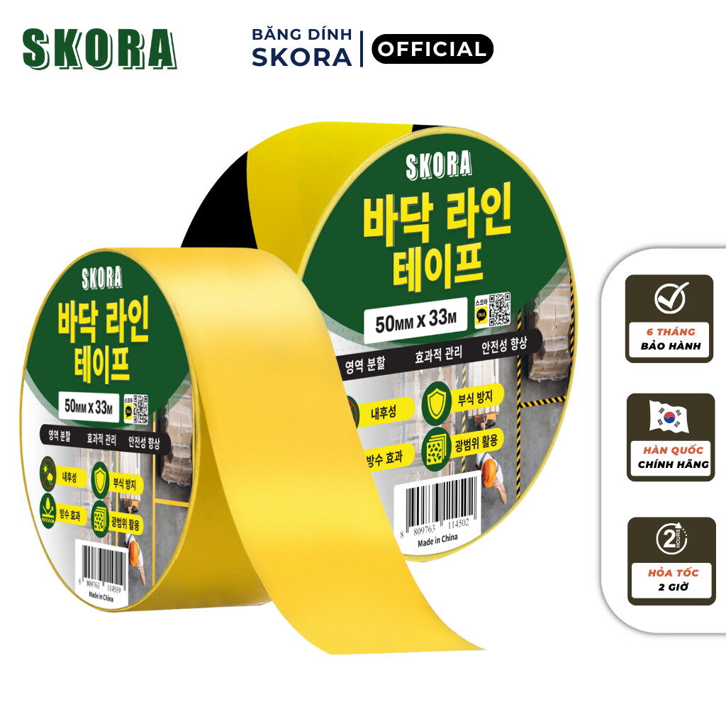 Băng dính dán nền SKORA 5cm x 33m