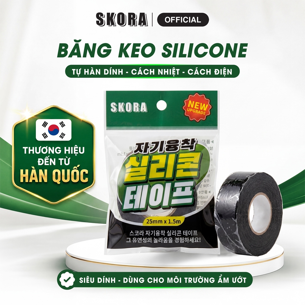 Băng dính silicone SKORA