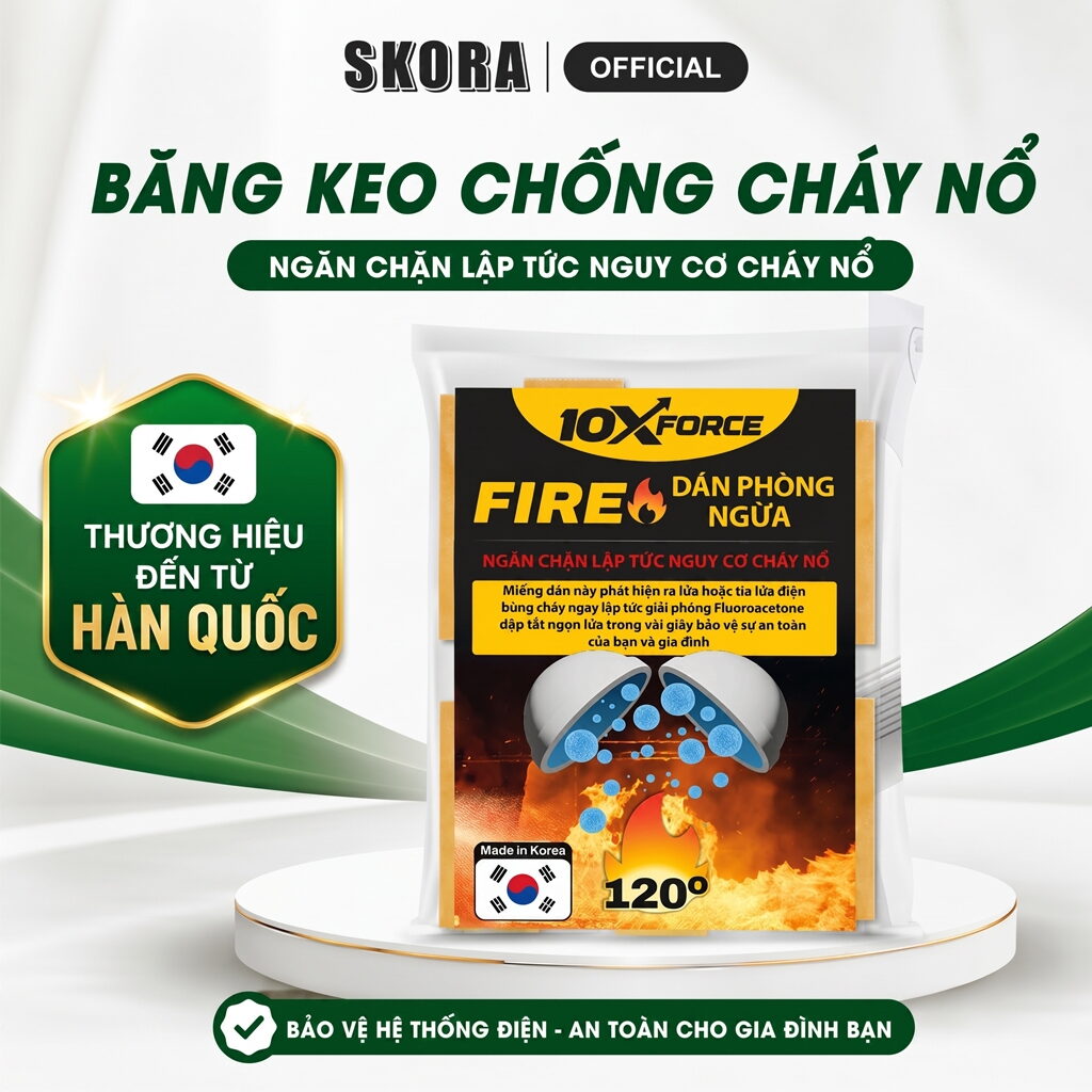 Băng keo chống cháy nổ SKORA