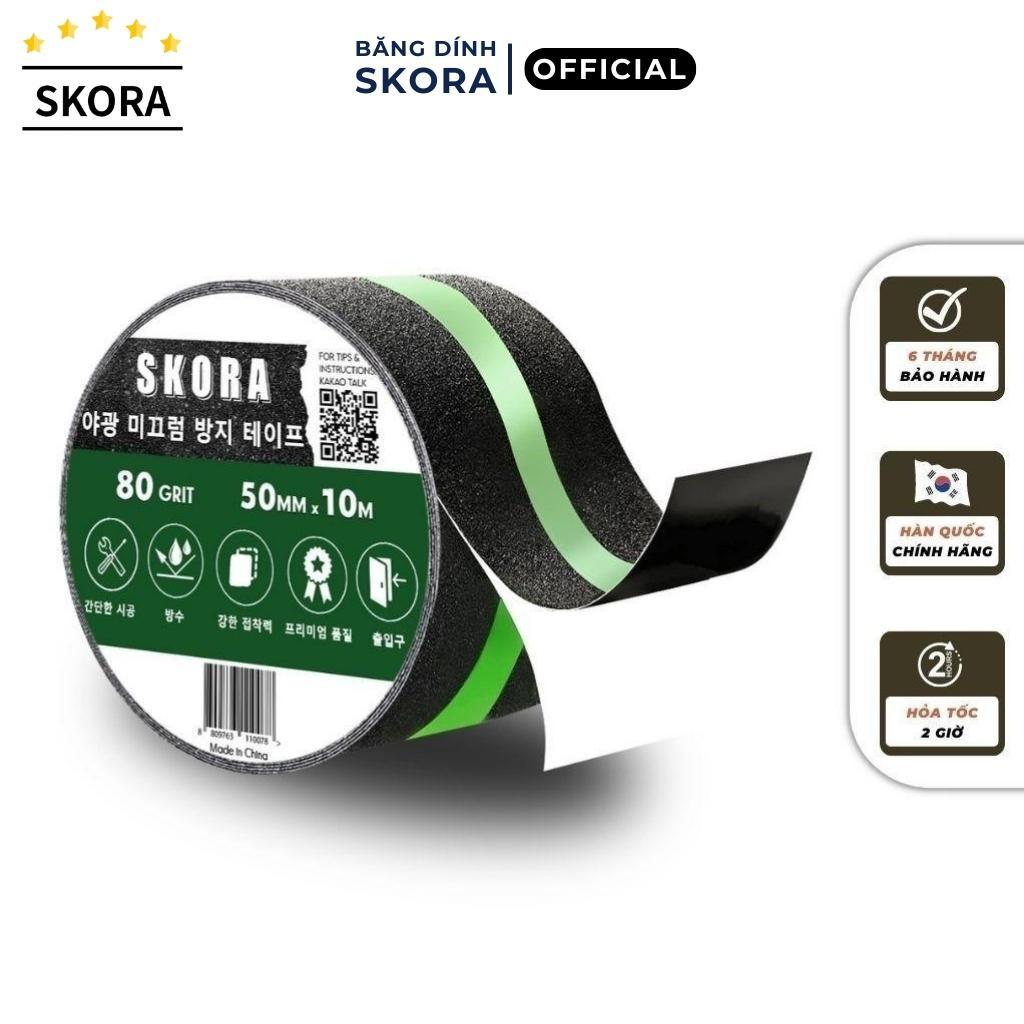 Băng keo dạ quang chống trượt SKORA 5cm
