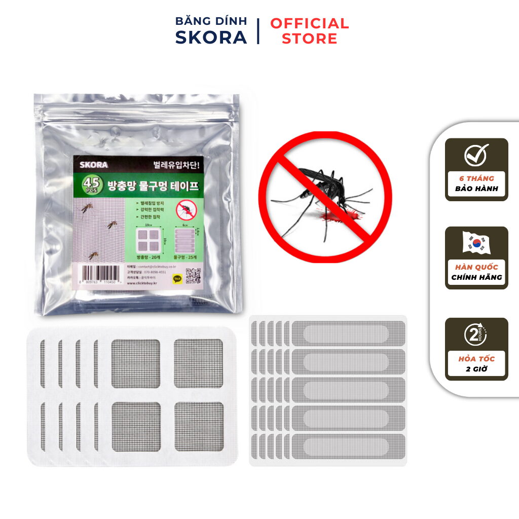 Miếng dán chống muỗi SKORA 45 miếng