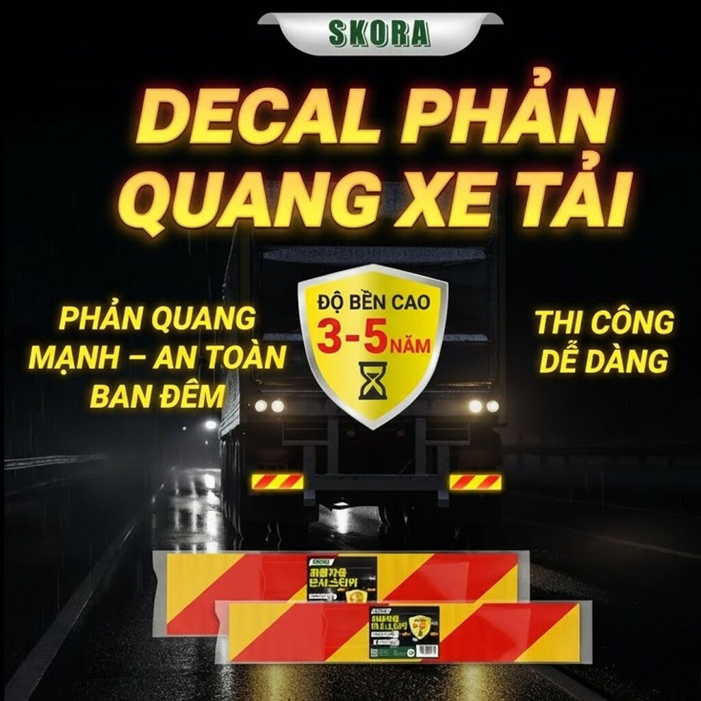 Miếng dán phản quang ô tô SKORA