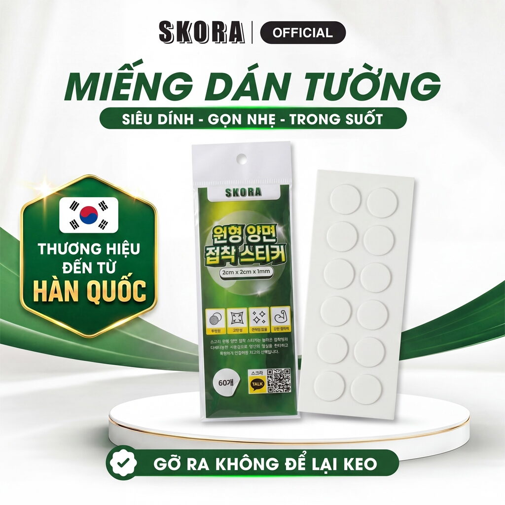 Miếng dán tường SKORA (60 miếng)