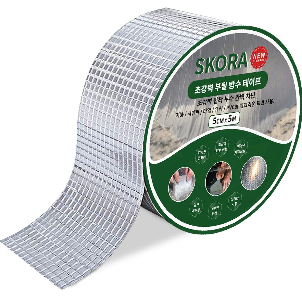 Băng keo chống thấm SKORA dùng để gia cố mép cửa kính và các khe hở nhỏ